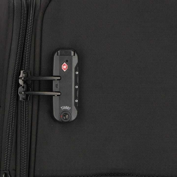 Immagine prodotto D&N Travel Line 9704 Carrello a 4 ruote M 68 cm con piega ad espansione (75 l, M (50 - 90l))