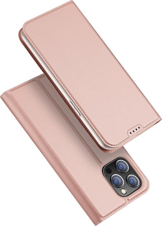 Actual product image Dux Ducis Skin Pro Wallet Case for iPhone 15 Pro Max - Pink (Apple iPhone 15 Pro Max)