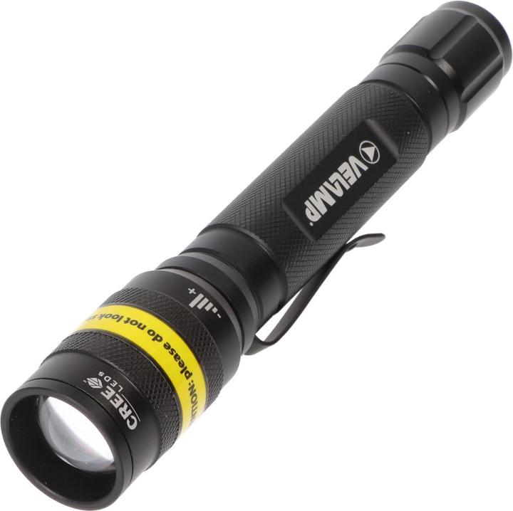 Produktbild Velamp Taktische Taschenlampe, fokussierbar, extrem leicht