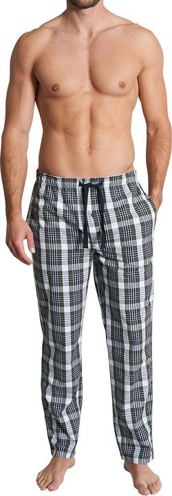 Tom Tailor lange Herren Schlafhose Loungehose mit Eingriff Knopf Bindeband