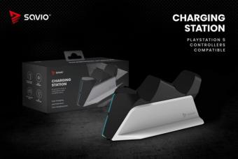 Produktbild Savio DELL Dock mit zwei Ladefunktionen – HD22Q (PS5)