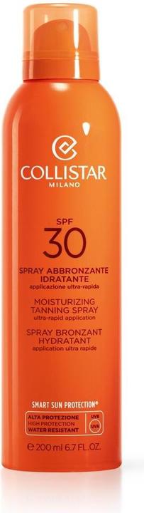 Actual product image Collistar Moisturizing Tanning Spray SPF 30 (Sun spray, SPF 30, 200 ml)