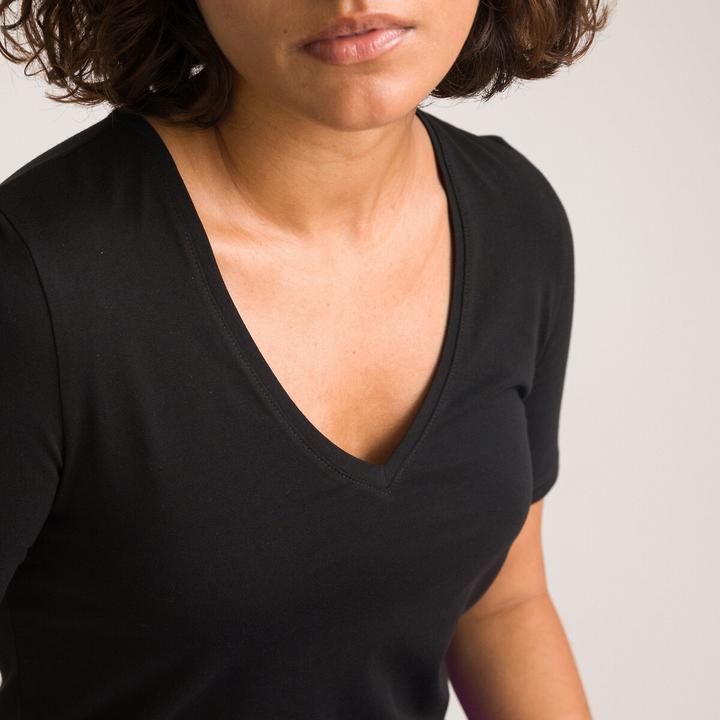 Actual product image La Redoute Collections V-neck T-shirt (S)