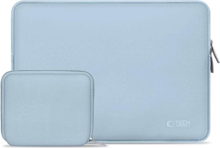 Produktbild Tech-Protect Neoslim Laptop Sleeve 13-14" with accessory pouch - Blue (14")