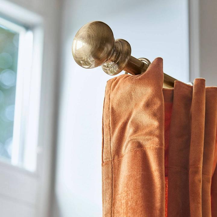 Actual product image Loberon Curtain rod Henderson antique brass