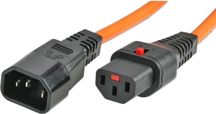 Produktbild Iec Lock IECLock Netzkabel 4.0m orange (4 m)