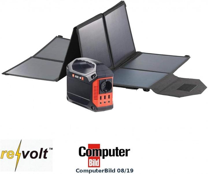 Image du produit Revolt Powerbank et convertisseur solaire (155 Wh, 1.59 kg)