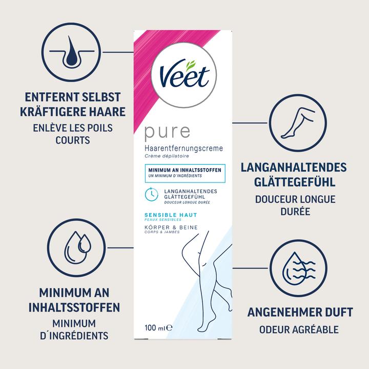 Immagine prodotto Veet Seta e fresco (100 ml, 1 x, 143 g)