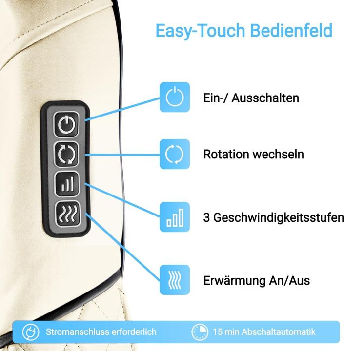 Actual product image Fitleap Nackenmassagegerät, Shiatsu Massagegerät für Muskelschmerzlinderung