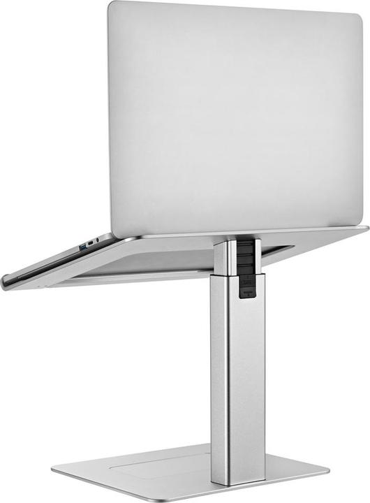 Actual product image Gembird Podstawka pod notebooka z regulacją wysokości srebrna