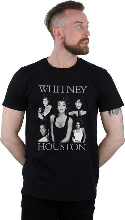 Actual product image Whitney Houston Mens Multiple Pose T-Shirt (3XL)