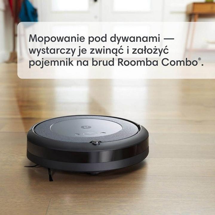 Produktbild iRobot Roomba Combo i5+ - Robotstofzuiger met Dweilfunctie - Zelfledigend - Ideaal voor Huisdieren - i5576 (Saugwischroboter)