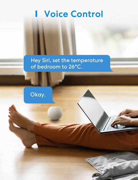 Actual product image Meross Smart thermostat