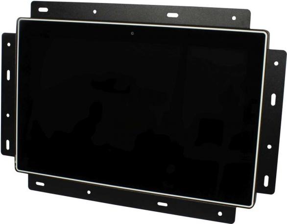 Actual product image Allnet Touch Display Tablet 14 inch zbh. Mounting frame, flush-mounted frame