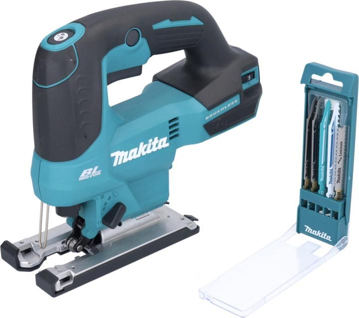 Produktbild Makita DJV 184 Z Akku Stichsäge 18 V Brushless + 5 tlg. Stichsägeblatt Set - ohne Akku, ohne