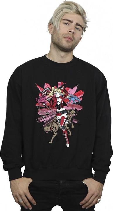 Actual product image Mens Harley Quinn Hyenas Cotton Sweatshirt (L)
