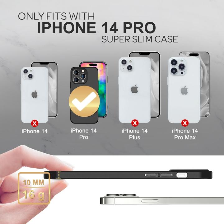 Actual product image Nalia Extra Thin Mobile Phone Case (Apple iPhone 14 Pro)