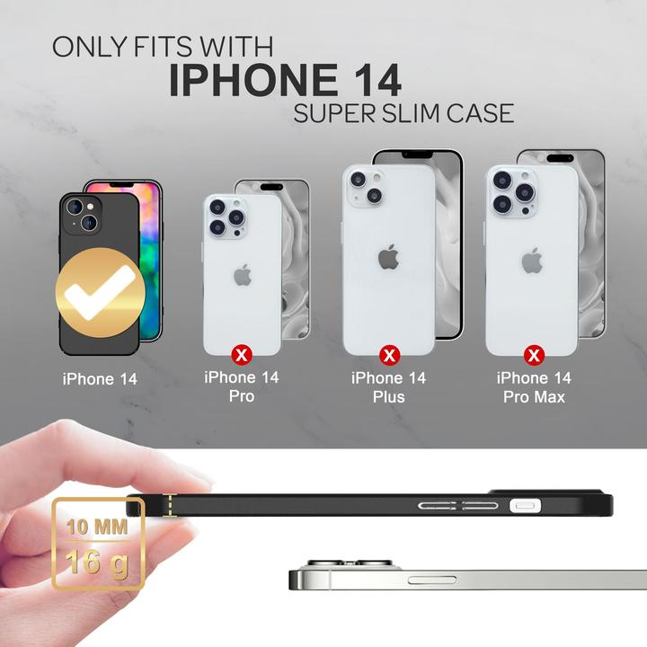 Actual product image Nalia Extra Thin Mobile Phone Case (Apple iPhone 14)