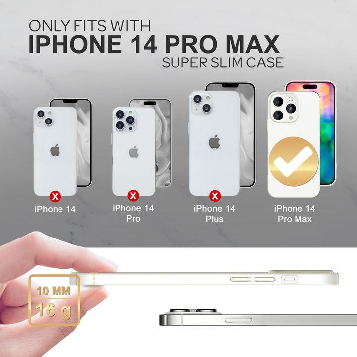 Produktbild Nalia Extra Dünne Handyhülle (Apple iPhone 14 Pro Max)