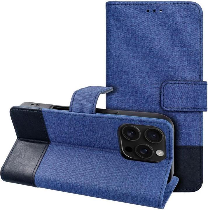 Actual product image OEM Book case GOMMA Book for SAMSUNG A40 blue (Samsung Galaxy A40)