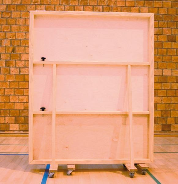 Produktbild Heinen Fahrbare Spiegelwand 400x180 cm (400 x 197 cm)