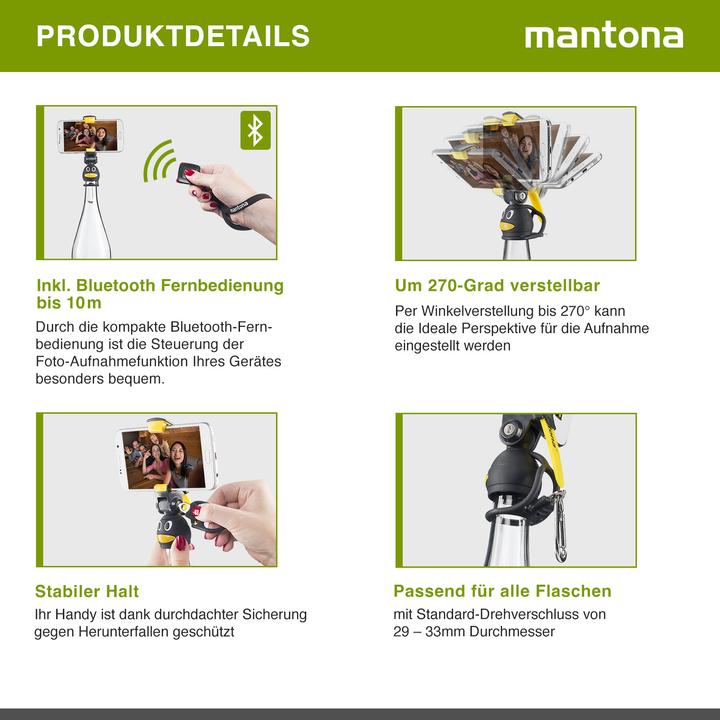 Produktbild mantona Smartphone Bottle Selfie Ping