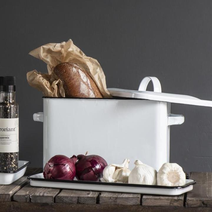 Actual product image Ib Laursen Bread box made of enamel