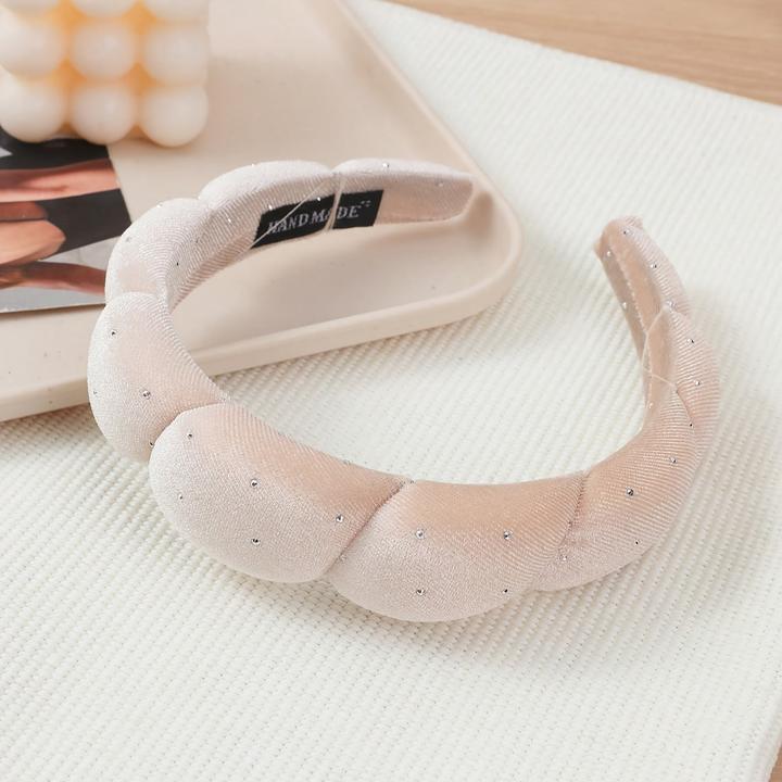 Produktbild Activity Board Samt Wolke geformt Strass Stirnbänder, einfachen Stil, weichen Schwamm Haarbänder für Gesicht