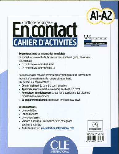 Etichetta energetica En contact A1-A2, niveau débutant : méthode de français (Francese, Penfornis Jean Luc, 2023)