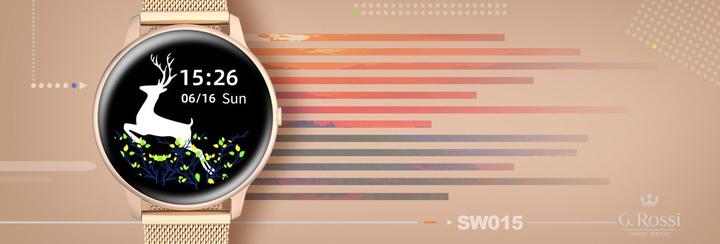 Produktbild Gino Rossi Smartwatch SW015-4 Różowe złoto (SW015-4) (45 mm)
