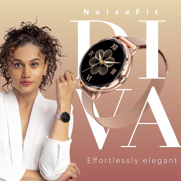 Produktbild Noise NoiseFit Diva Smartwatch Pearl White