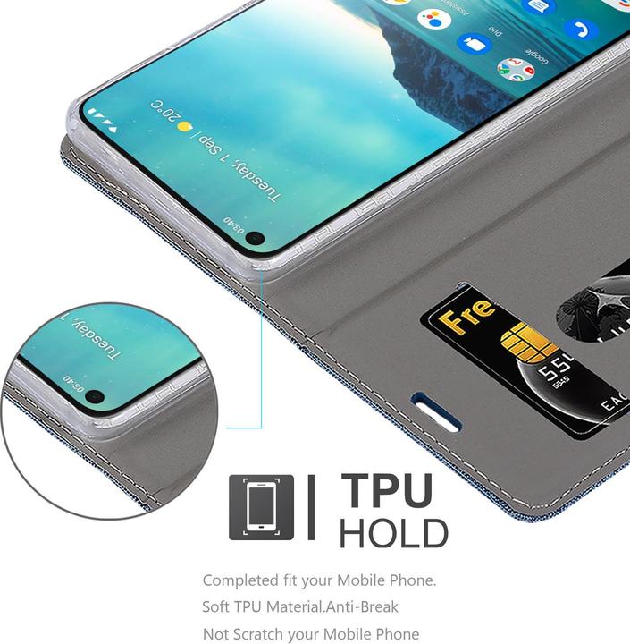 Actual product image Cadorabo Book Jeans Optics Cover (Nokia 5.3)