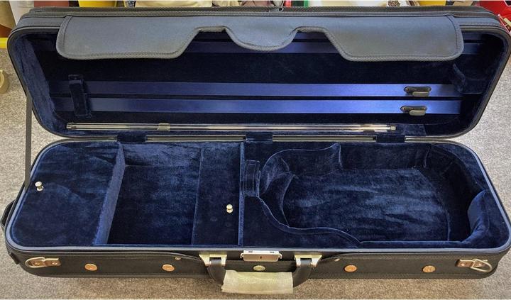 Produktbild San Bernardo Violinkoffer schwarz/blau (violine)