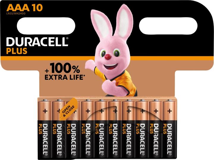 Produktbild Duracell Plus (10 Stk., AAA)