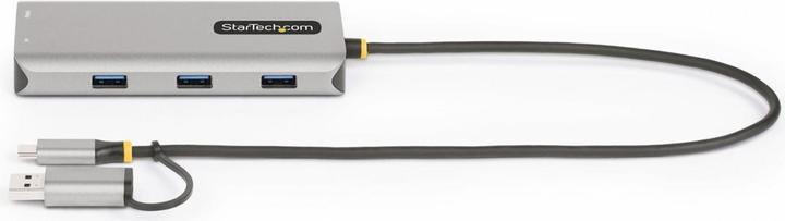 Produktbild StarTech COM USB-C & USB-A Multiport Adapter Dual HDMI 4K/1080p 3-Port USB Hub USB-C to A Dongle Min (USB-C, 3 Ports)