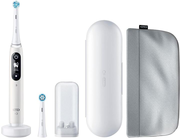 Produktbild Oral-B iO Series 6, White Luxe Edition Elektrische Zahnbürste (Oszillierende Zahnbürste)