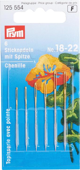 Prym Embroidery needles with lace