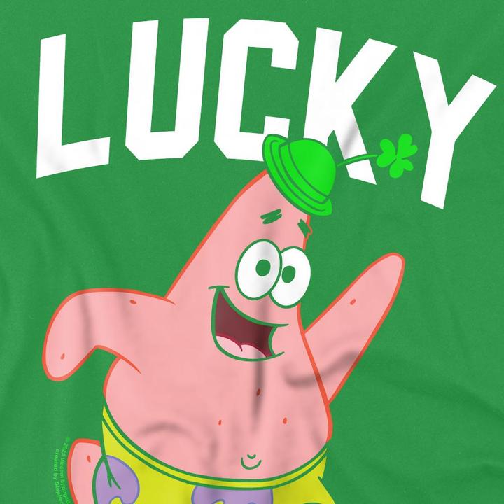 Produktbild Spongebob Squarepants Lucky TShirt St PatricksTag (4XL)