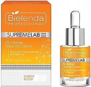 Immagine prodotto Bielenda Siero professionale Supremelab Energy Boost 5% Olio Tetra-Vit C Siero 5% Olio Tetra-Vit C 15Ml (15 ml)