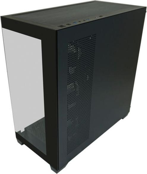 Image du produit LC-Power Boîtier MidiTower 715B black USB3.2/Audio,sans alimentation,SEAMLESS X (mATX, Mini-ITX, ATX)