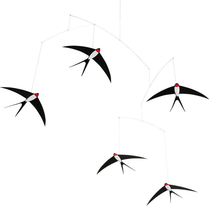 Image du produit Flensted Mobiles Mobile à hirondelles volantes avec boîte cadeau