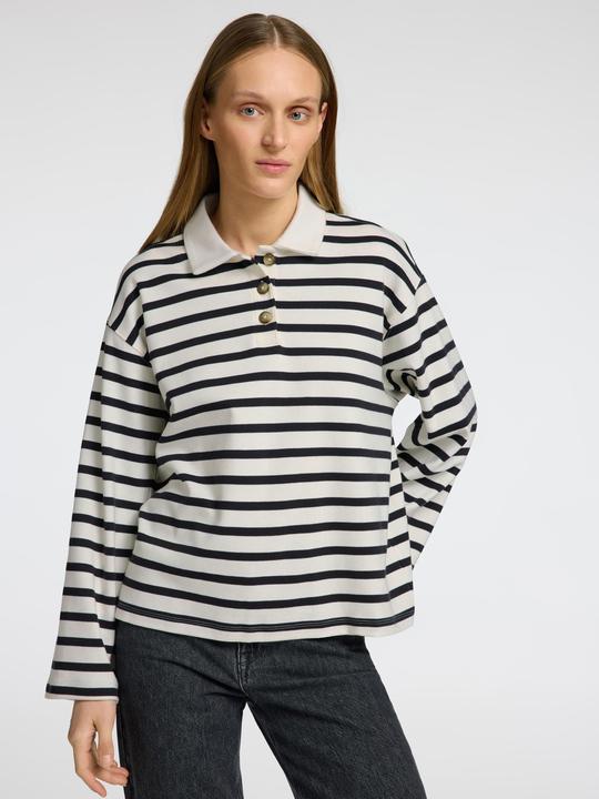 Immagine prodotto Selected Femme Streifen Langarm-Poloshirt (S)
