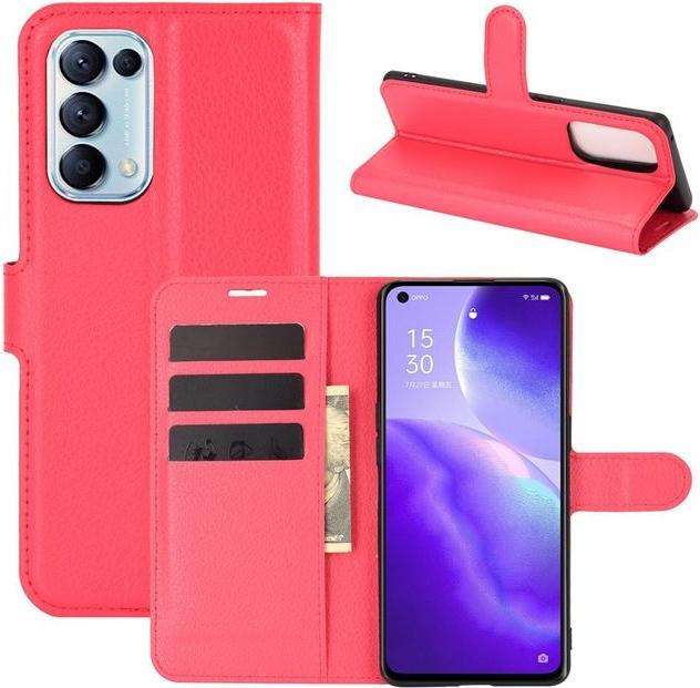 Actual product image MU Classic Litchi Leather Bookcover Series (Oppo Find X3 Lite)