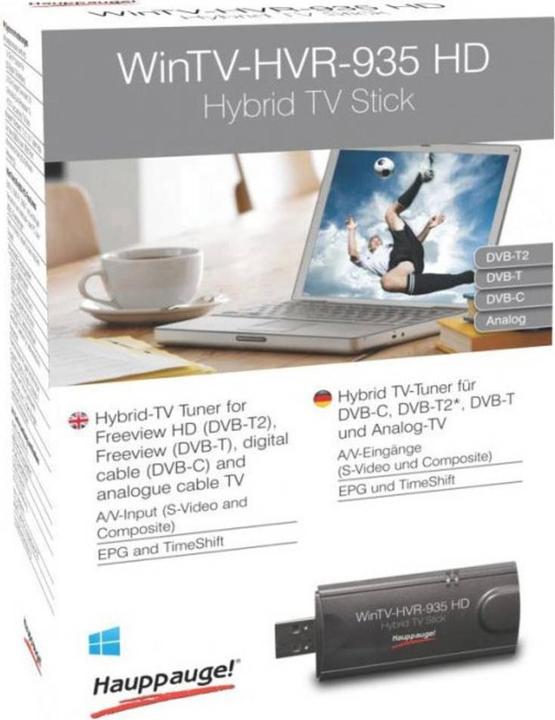 Immagine prodotto Hauppauge WinTV HVR-935HD (USB, DVB-T, DVB-T2, DVB-C)