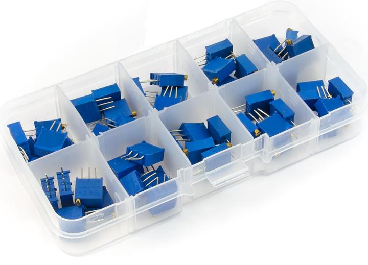 Produktbild Purecrea Drehpotentiometer Set 50 Stk. (50 Ohm – 1 mOhm) (Potentiometer)