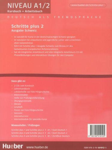 Actual product image Schritte plus 2. Ausgabe Schweiz. Kurs- und Arbeitsbuch (German, Daniela Niebisch, Franz Woodpecker, 2011)