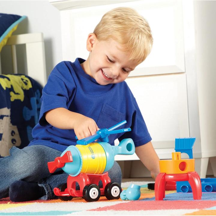 Produktbild Learning Resources Lernressourcen Fahrzeuge, Bausatz, Rakete, Zug..
