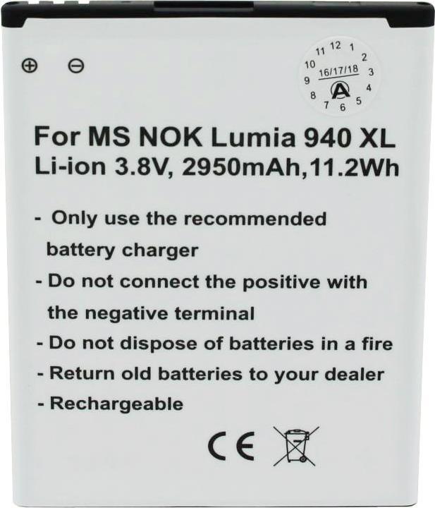 Actual product image Microsoft Battery Lumia 940 XL Battery BV-T4D, Nokia Lumia 940XL