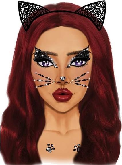 Immagine prodotto Leg Avenue Face Jewels - Sexy Cat