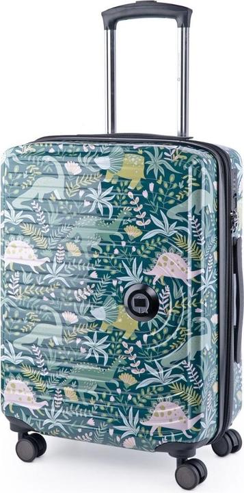 Immagine prodotto Hauptstadtkoffer Centro - Valigia per bambini a guscio rigido, Dinos Floral (55 l, Bagaglio a mano (fino a 50 litri))